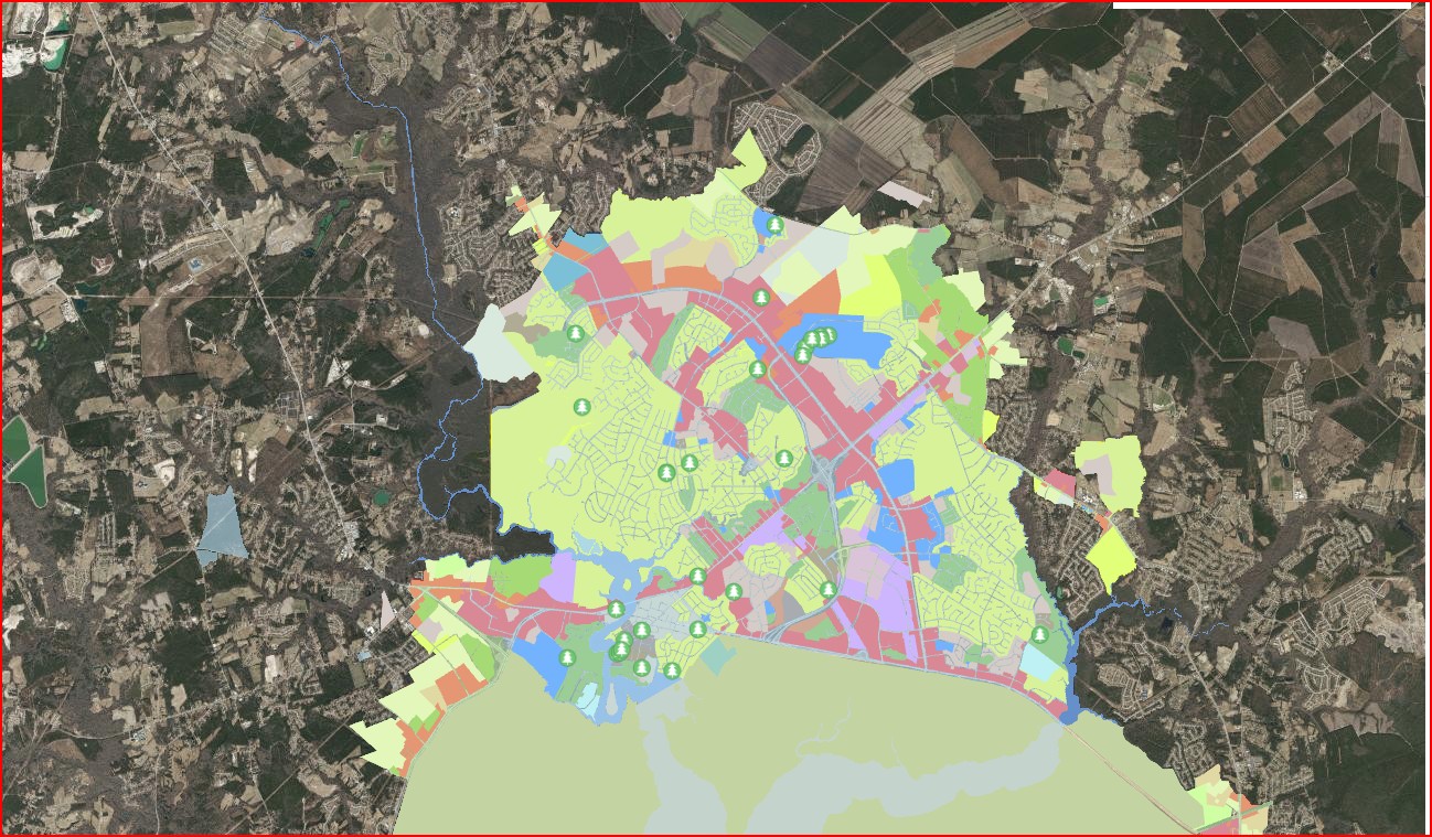 Jacksonville City Limits & ETJ Dashboard Map